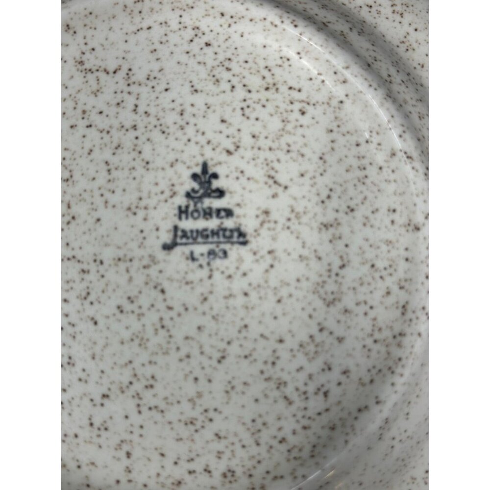 6 HOMER LAUGHLIN COUNTRY WHEAT 7" Plates Table Fair Homestead Harlequin Speckled - Picture 11 of 13